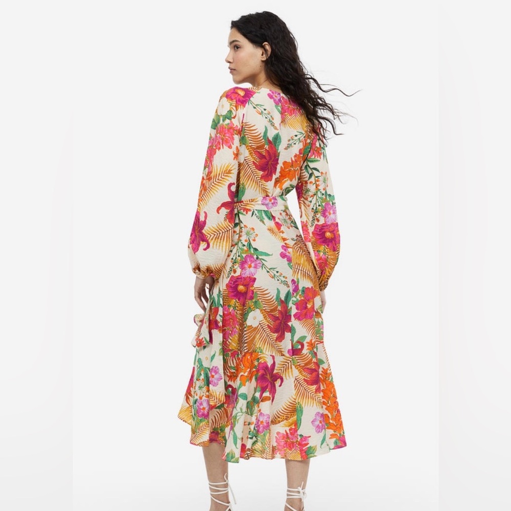 H&M Floral Wrap Dress - Picture 2 of 4